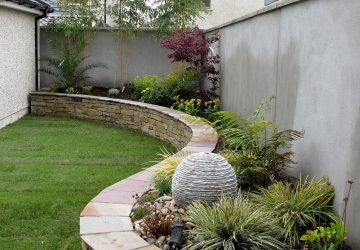 Raised flowerbeds and landscaping in County Kildare