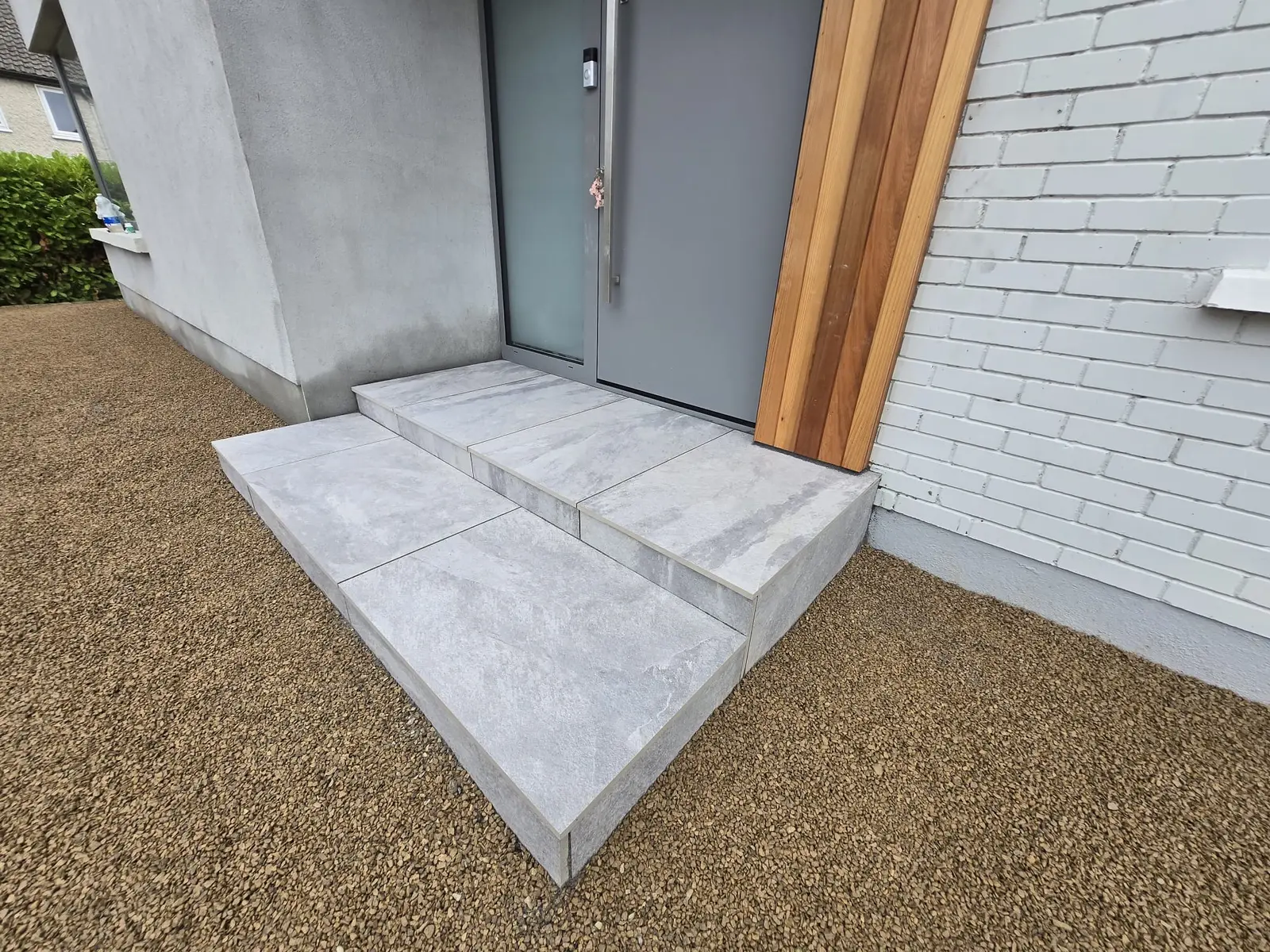 Entrance Step Detail project by Allsurface Groundworks in County Kildare