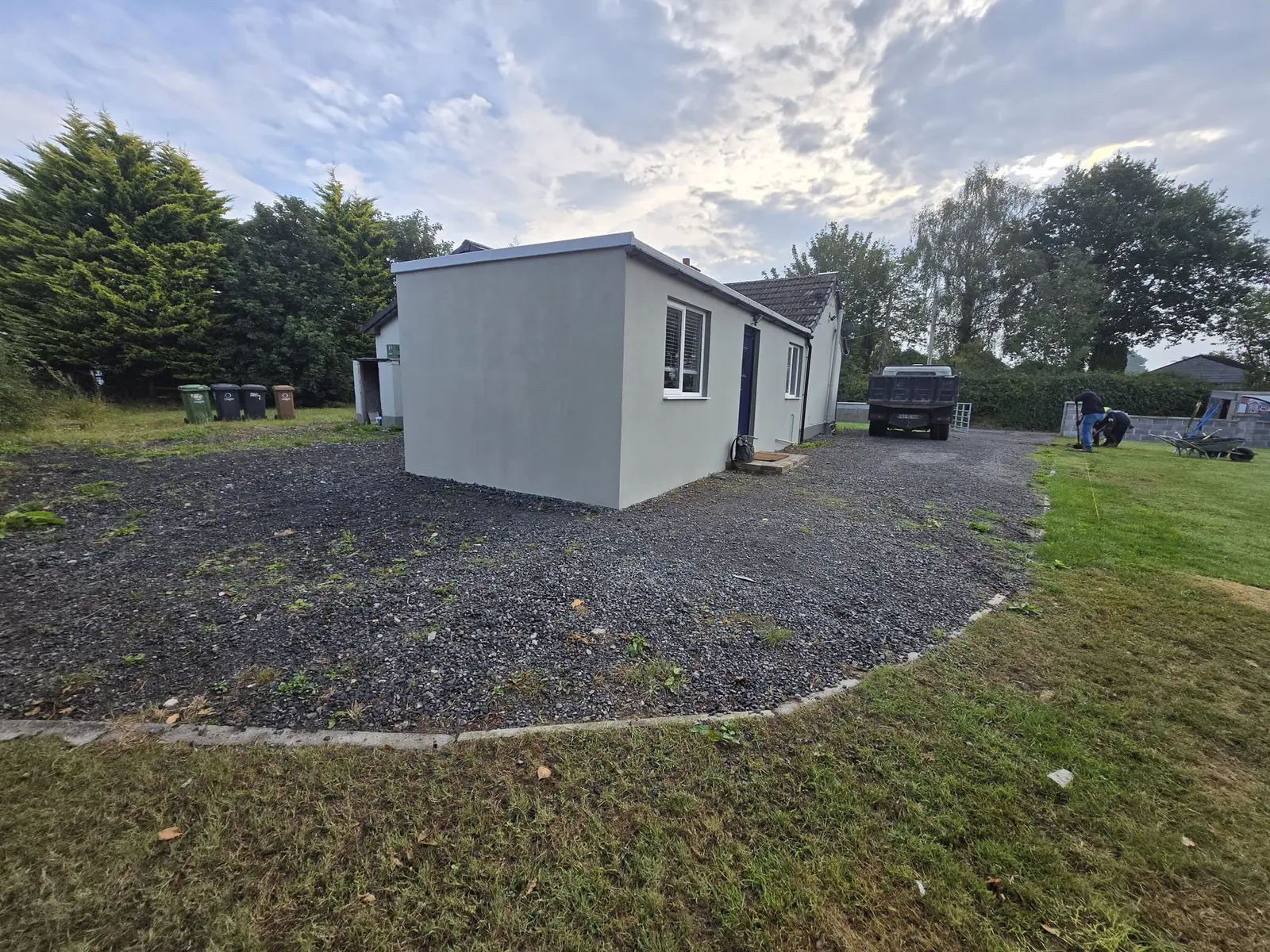 Curved Tar & Chip Area project by Allsurface Groundworks in County Kildare