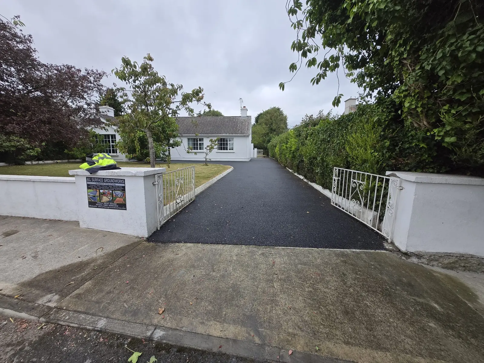 SMA Asphalt Finish project by Allsurface Groundworks in County Kildare