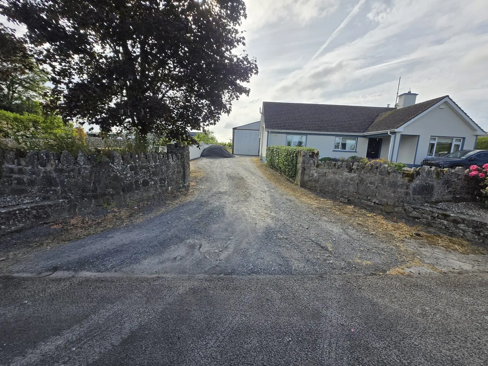Tarmac Courtyard project by Allsurface Groundworks in County Kildare
